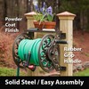 Liberty Garden 708 Steel Decorative Wall Mount Garden Hose Reel,