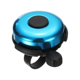 sourcing map Bike Bell Classic Bicycle Bell with Loud Crisp Clear Sound Bike Ring Bell Aluminum Bike Accessories for Road Mountain Bike, Blue