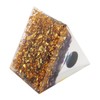 Crystal Pyramid Exquisite Beautiful Pyramid Power Stone Ornament for Desks