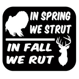 Strut Turkey Rut Deer TP 930 Sticker 6" Decal hunting call blind