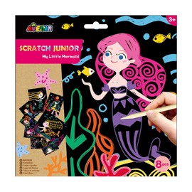 Avenirkids Scratch Junior Μy Little Mermaid, 8pcs