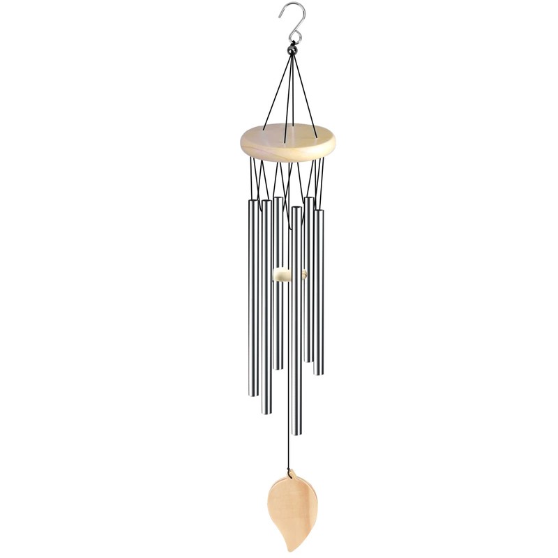 Colexy 70 cm Wind Chimes, 6 Aluminium Alloy Tubes, Wind