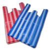 EPOSGEAR Candy Stripe Plastic Vest Carrier Shopping Bags (Medium -