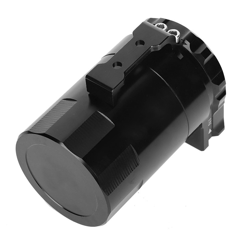 Universal Oil Catch Can Kit 300ML Reservoir Tank Engine Black