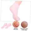 VICASKY 1Pair Cracking Foot Socks Moisturizing Sebs Sole Pads for