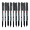 BLACK Fineliner Pens, 0.3mm Extra Fine Tip, Pack of 10,