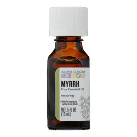 UD_Aura Cacia - Pure Essential Oil Myrrh - 0.5 Fl Oz