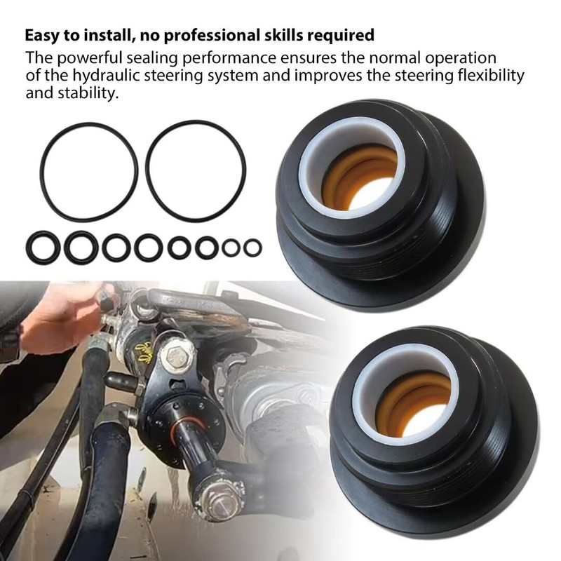 Front Mount Hydraulic Steering Cylinder Seal Kit HC5340, HC5341, HC5342,