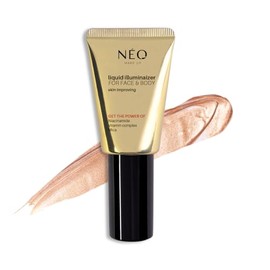 NEO MAKE UP Liquid Illuminizer for Face & Body – Flüssiger Highlighter für Gesicht & Körper – Intensiver Glow-Effekt – Leichte Textur – Langanhaltend & nicht fettend – PETA-zertifiziert – 20 ml
