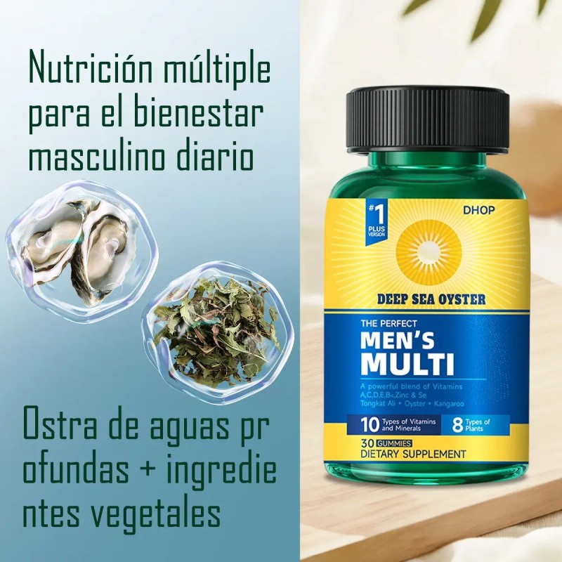 Multivitamínico Hombre Energía Vitalidad Fertilidad