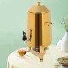 3.43Gallon Stainless Steel Hot Beverage Dispenser,Coffee Chafer Urn with Spigot&Fuel