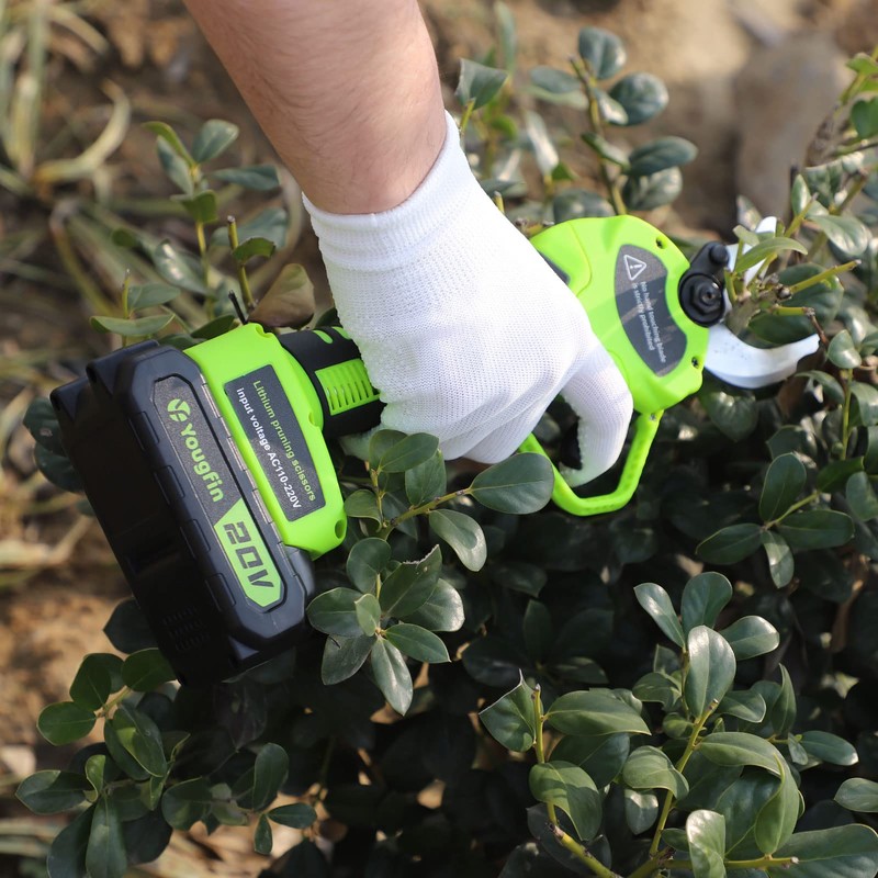 Electric Pruning Shears, Yougfin 1.12" Wood Ranger Power Shear with