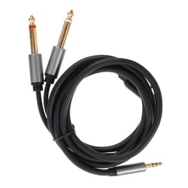 Mipcase 6.5mm to 3.5mm Stereo Audio Cable for Laptops and Audio Mixers Dual Channel High Fidelity Sound Transmission 1.5m Length