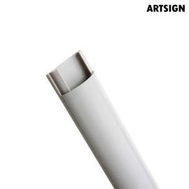 Solomon Shop [오늘출고] 아트사인 반달 전선몰딩 회색 소 2개입/5743/전선줄정리 [Today Shipping] Artsign Half Moon Cable Molding Gray Small 2-Pack/5743/Cable Management
