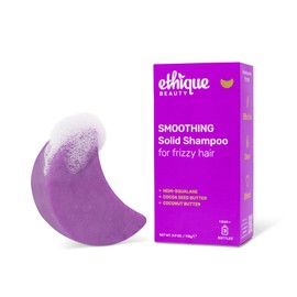 Ethique Smoothing Shampoo Bar for frizzy hair with Coconut Butter - Plastic-Free, Cruelty-Free, Vegan, 3.88 oz