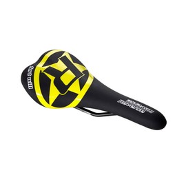Reverse Fort Will CroMo Style MTB Bicycle Saddle Black/Yellow