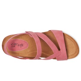 EuroSoft Women's Gianetta Flat Sandal, Pink 1, 8.5 Wide