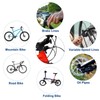 sourcing map 40pcs Bicycle S-Hook Clips Clamps Plastic Rotatable S