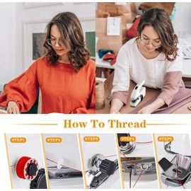 Handheld Sewing Machine,Portable Sewing Machine for Beginners,Electric Mini Sewing Machines DIY,Clothes,Home and Travel