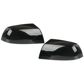 Osompar Glossy Black Outer Rear View Mirror Cover Cap Front Driver Passeger Side for Toyota Tundra 2007-2021 Toyota Sequoia