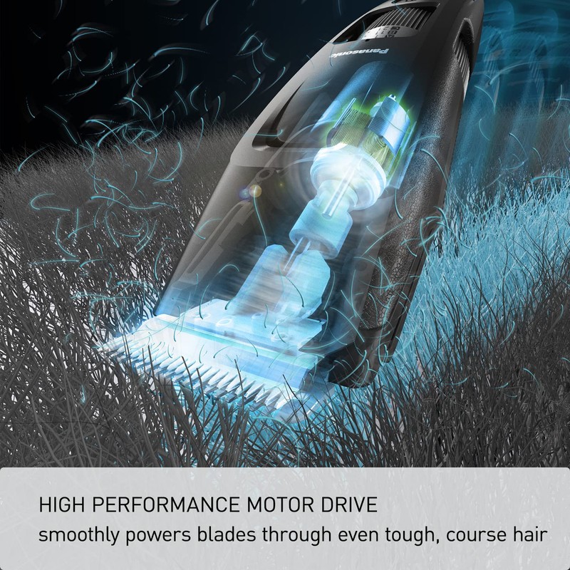 Panasonic Long Beard Trimmer for Men, 58 Length Settings and