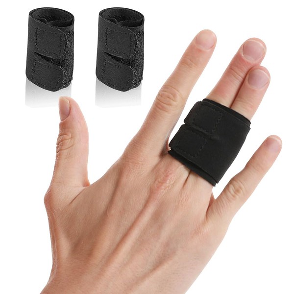 LYQNIHOB Set of 2 Finger Protectors for Injuries, Stretchable Finger