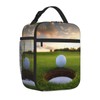 HKHEHOP Fun Golf Lunch Bag Insulated Reusable Lunch Box Lunch