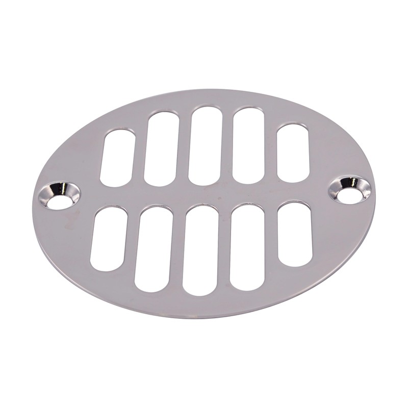 Westbrass Shower Strainer Set with Screws, Grill and Crown, Polished