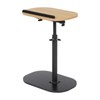 C Shaped Side Table, Adjustable Height Side Table 360° Swivel