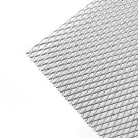 TA1 Titanium Wire Mesh Diamond Hole Tensile Mesh 2.5×8mm Microporous Thickness 1mm 300×300mm, Corrosion Resistant Filter mesh, Suitable for Aerospace, Fuel Cells, Precision Instruments, etc.