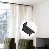 Curtain Track Brackets, Curtain Track Wall Mounting Hardware Black Curtain