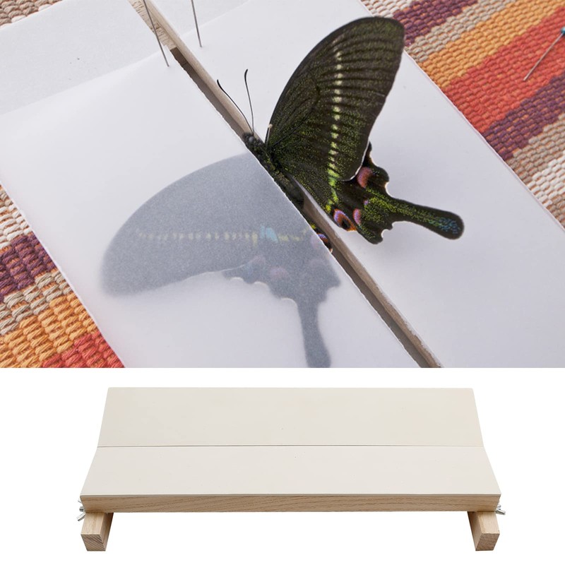 Saihisday Adjustable Insect Pinning Spreading Board Specimen Display Board Pinning