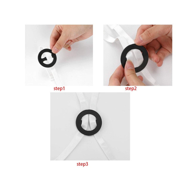 uxcell Bra Shoulder Strap Clips Buckles Bra Strap Anti-Slip Buckles