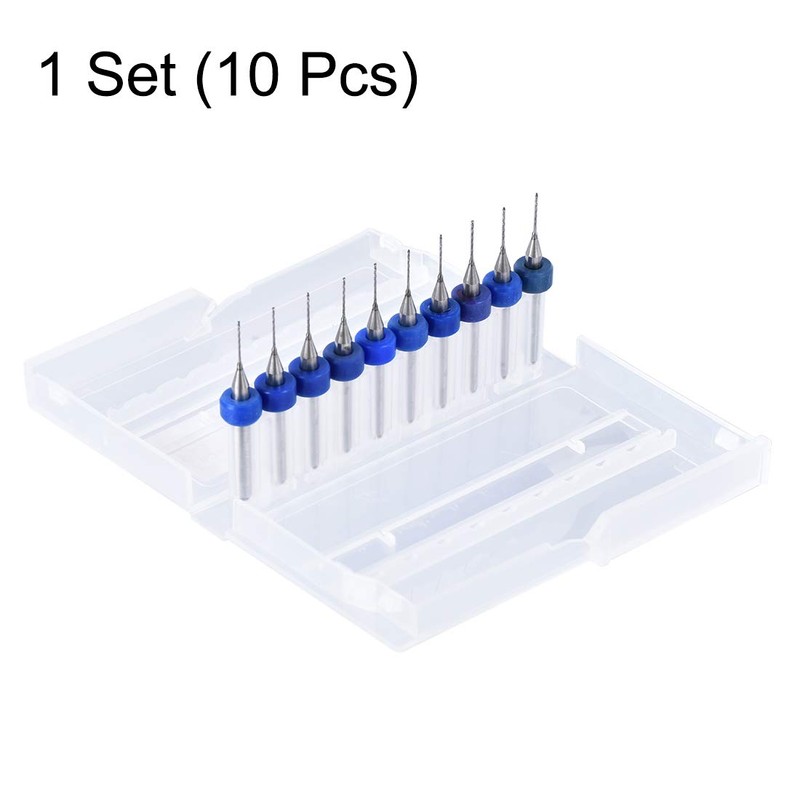 uxcell PCB Drill Bits 0.5mm Tungsten Carbide Rotary Tool Jewelry