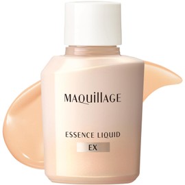 MAQUILLAGE Essence Liquid EX (Refill), Soft Beige 10, 0.8 fl oz (24 ml), SPF50+, PA++++, Foundation, Liquid, Unscented, 2025 Model, Pore Cover, Glossy, Transparent, Foundation Beauty Serum, Shiseido
