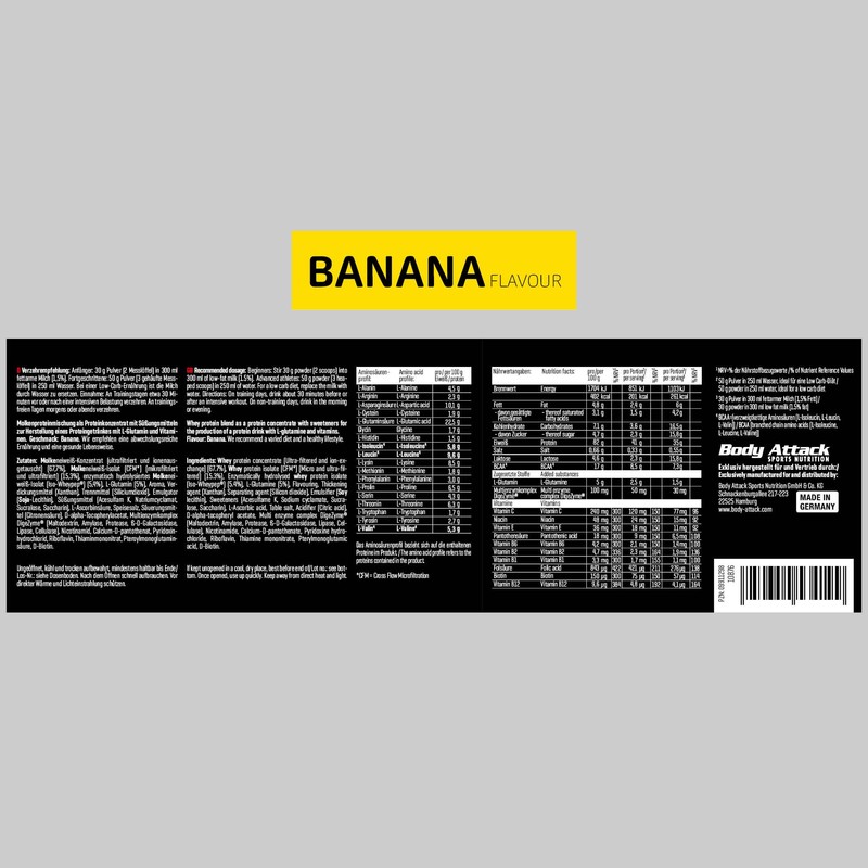 Body Attack Extreme Whey Deluxe 34211 500 g