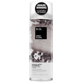 IGK IGK FIRST CLASS ?Charcoal Detox Dry Shampoo for Oily Hair | Balances Oil + Soothes Scalp + Volumizes | Vegan + Cruelty Free