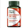 Nature's Own High Strength Zinc 30mg 120 Tablets