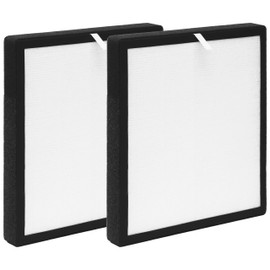 CHAMONNY TZ-K2 Filter Replacement, Compatible with ToLife TZ-K2 Air Purifier, 3-in-1 H13 True HEPA Filter, Activated Carbon and Pre-filter, TZ-K2-A, 2Pack