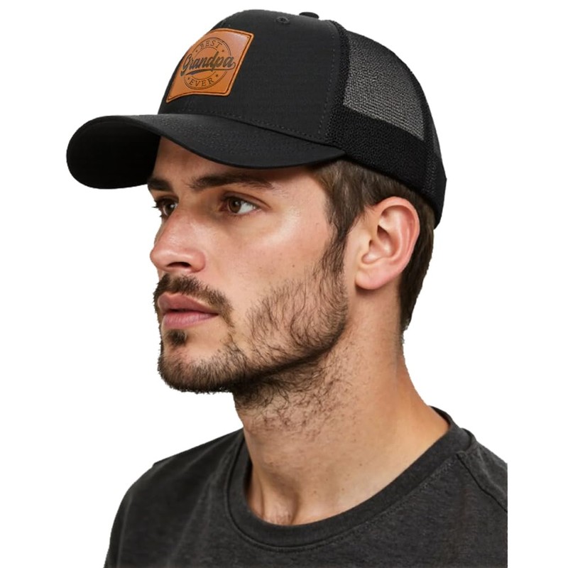 Grandpa Gifts,Grandpa Legend Trucker Hat,Structured Classic Adjustable Grandfather Snapback Baseball