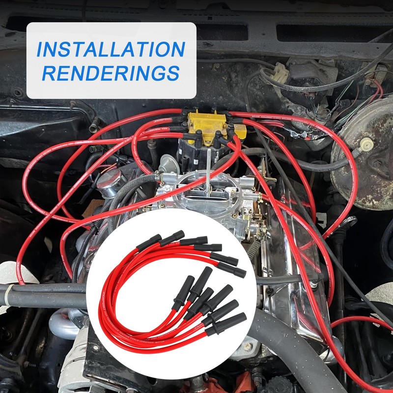 Spark Plug Wire 10.2mm Replacement for Dodge Grand Caravan Replacement