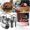 iNeibo Biscuit Cutter Set, Cookie Cutter, Round Shape Circle Scone