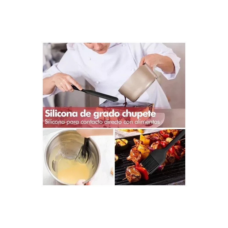 Dolores Utensilios Espátula De Cocina De Silicona Antiadherente 6pcs
