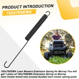 Valorup Replacement for Murray 165x76SEMA Extension Spring for Lawn Mowers