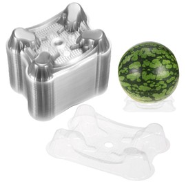 M METERXITY 100 Pack Melon Cradle for Garden,5.9 Inch Plastic Watermelon Stand,Keep Watermelon Off of The Ground and Getting Moldy,Apply To Support Protector for Fruits,Holds up to 5.5-11 Lbs