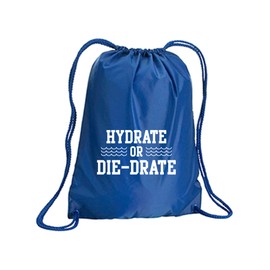 zerogravitee Hydrate or Die-Drate Cinch Pack in Royal - Small 14x18