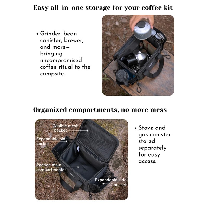 CAMPINGMOON Camping Multi Gear Box S Portable Storage Case for