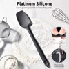 U-Taste Extra-Long 600ºF Heat Resistant Spatula Spoon: 14" Silicone Spoonula