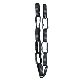 Fusion Climb 12 Loop Individual Loop Daisy Chain 5000 lb Test Stitched Nylon Webbing 36" x 0.75" Black