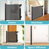 Baby Gate Retractable Gates for Stairs, Mesh Dog Gate for